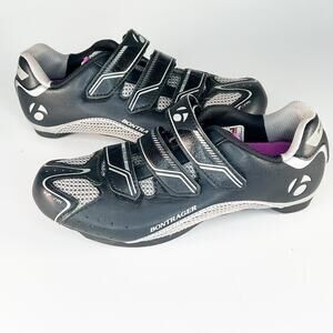 Bontrager Solstice Race Road Cycling Bike Shoes Black Grey Purple Women 6.5